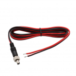 dc5.5*2.5mm male with screw to open red black wire cable 